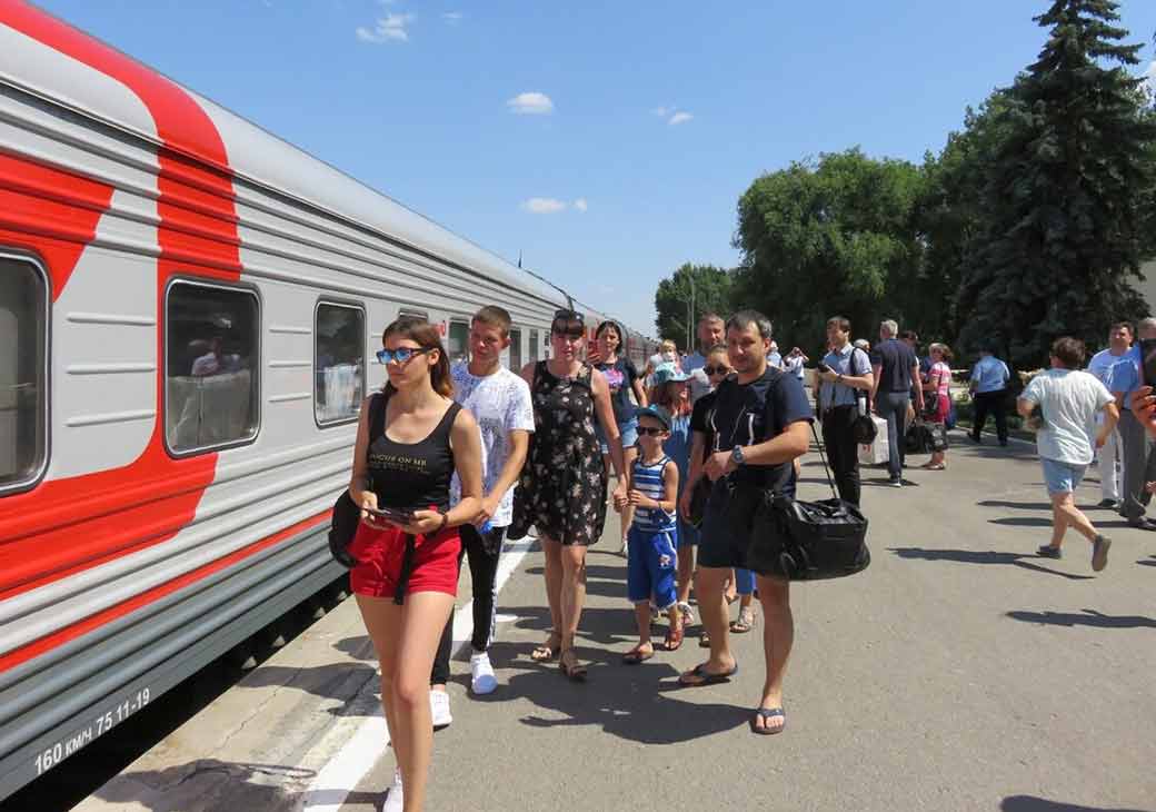 Фото Пассажирского Поезда Ржд