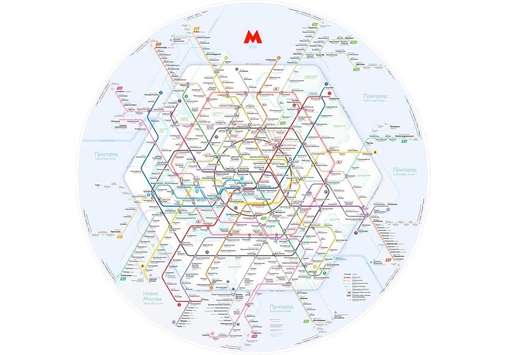 Карта метро 2027 года