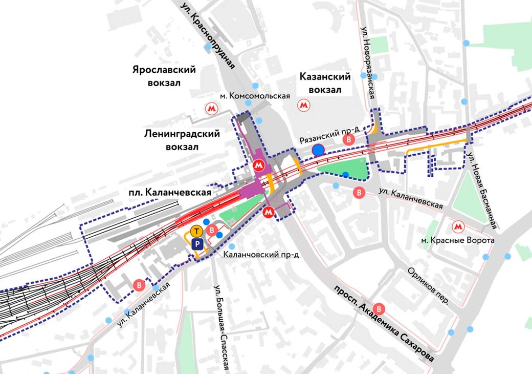 Каланчевская подольск карта