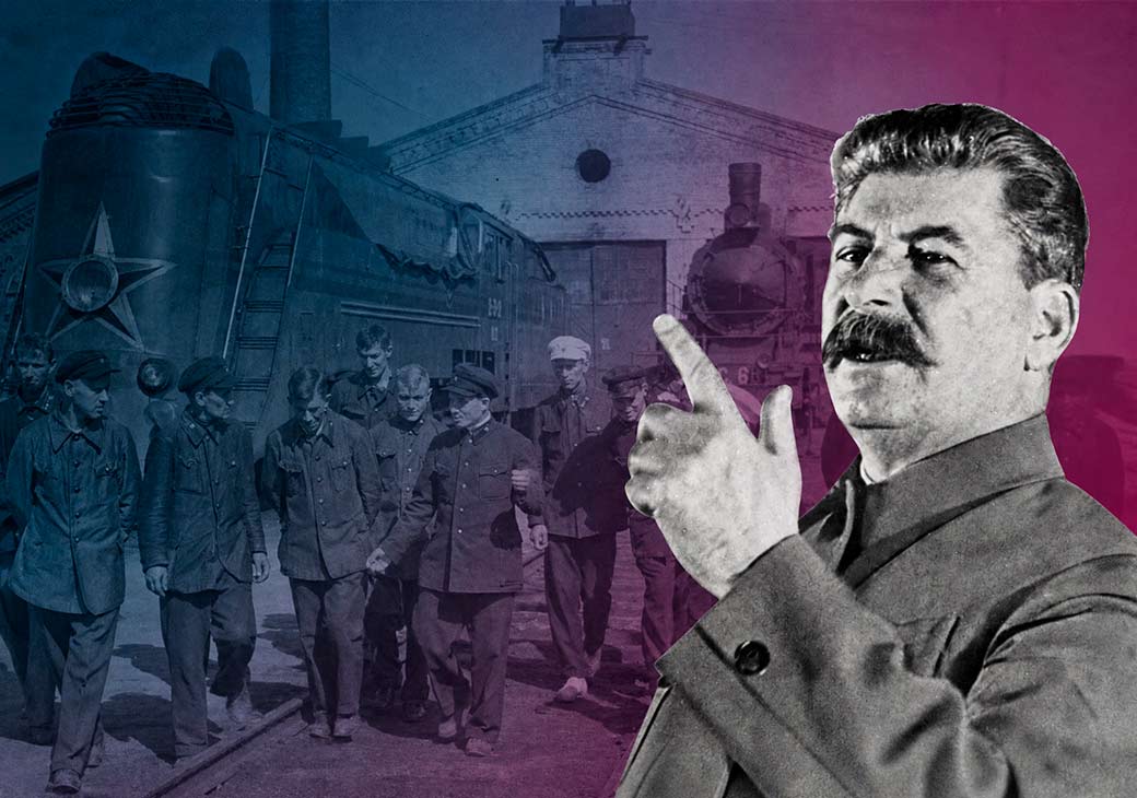 Репортаж из советских газет о первом Сталинском дне железнодорожника