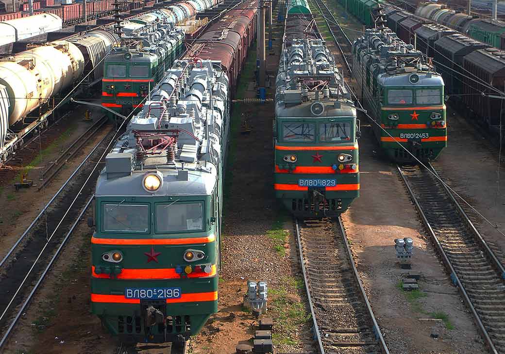 Фото грузового поезда ржд