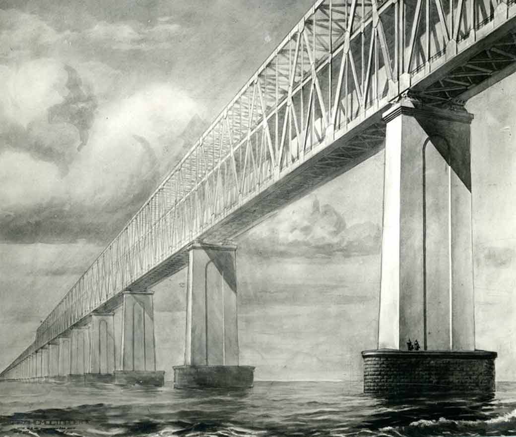 первый крымский мост через керченский пролив 1944